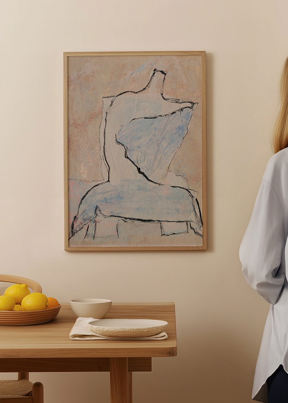 Quadro astratto Busto