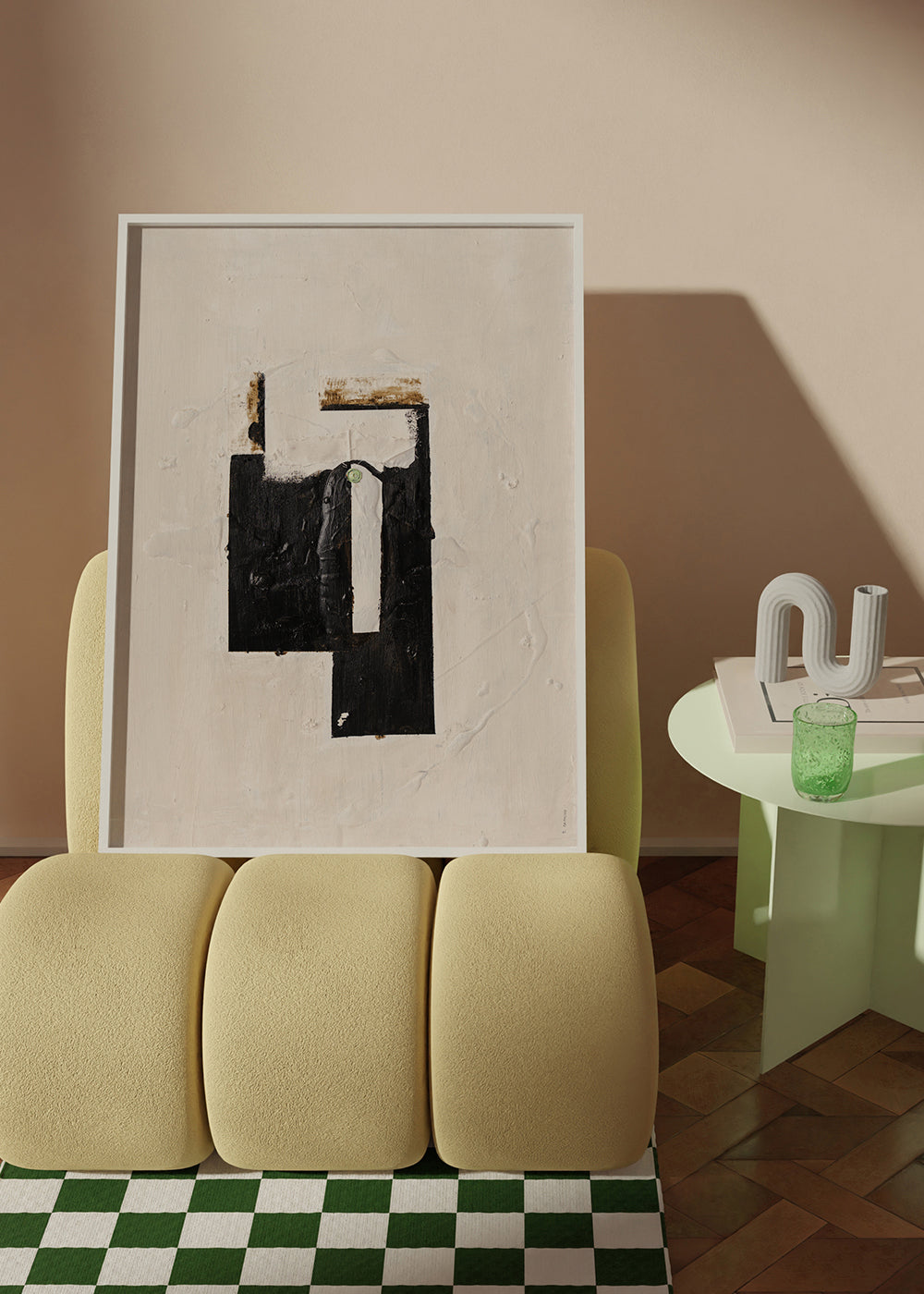 Quadro astratto Chaos