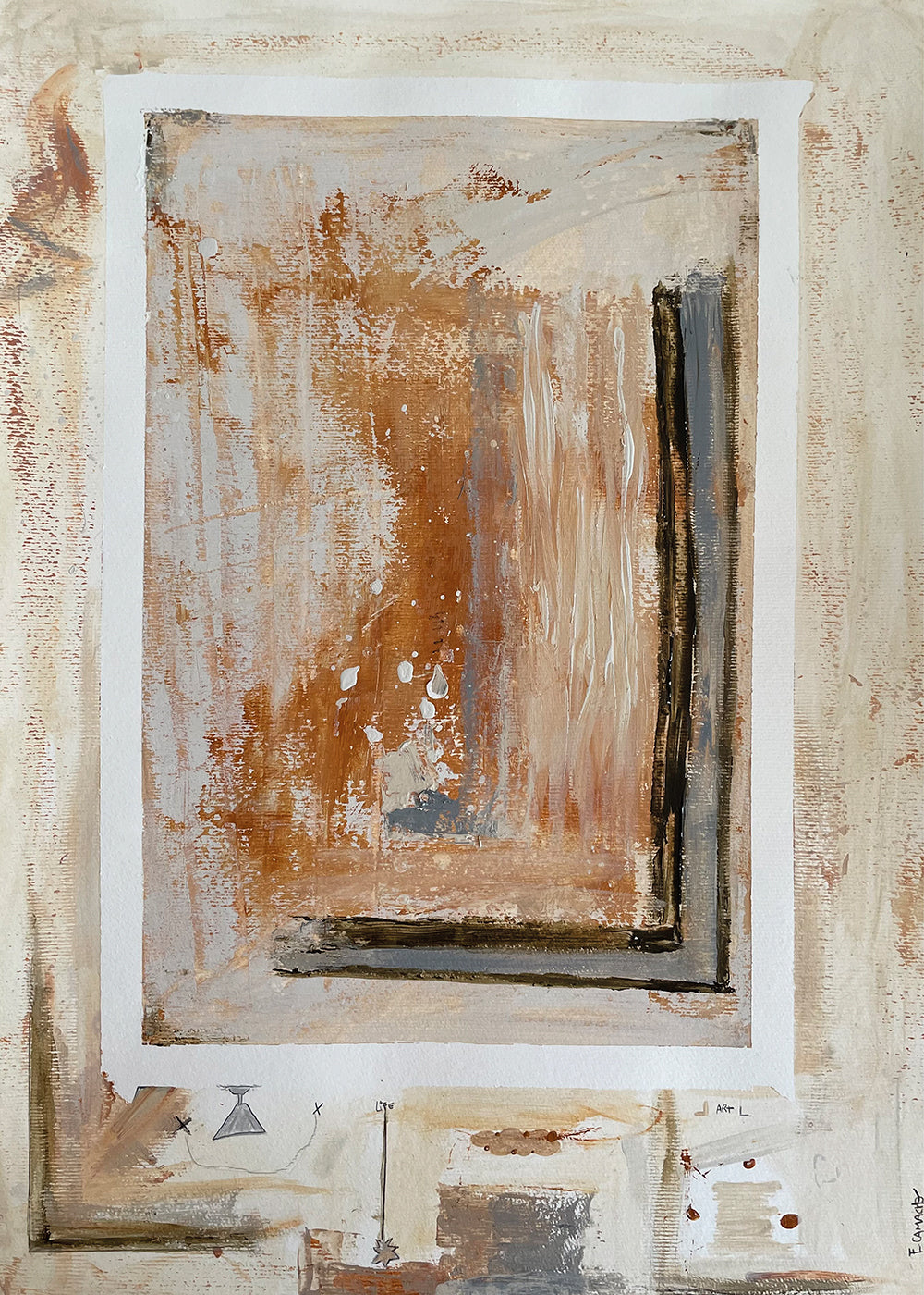 Quadro astratto City4