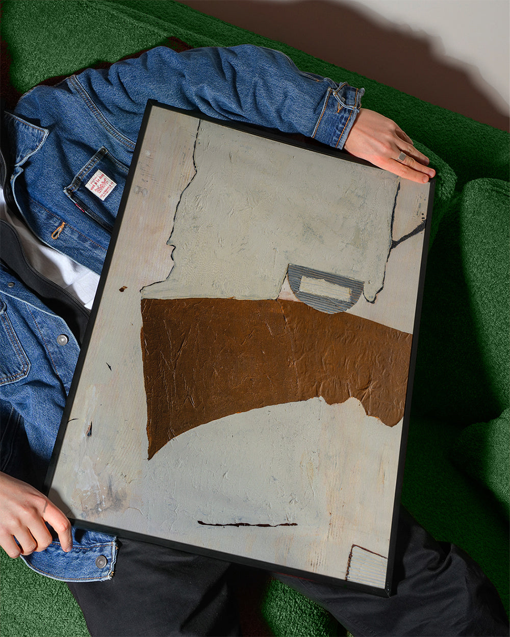 Quadro astratto Land2