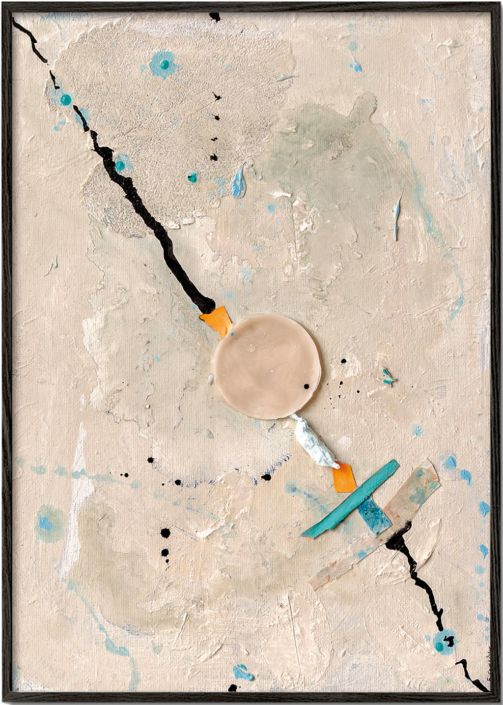 Quadro astratto Linea de Vida I