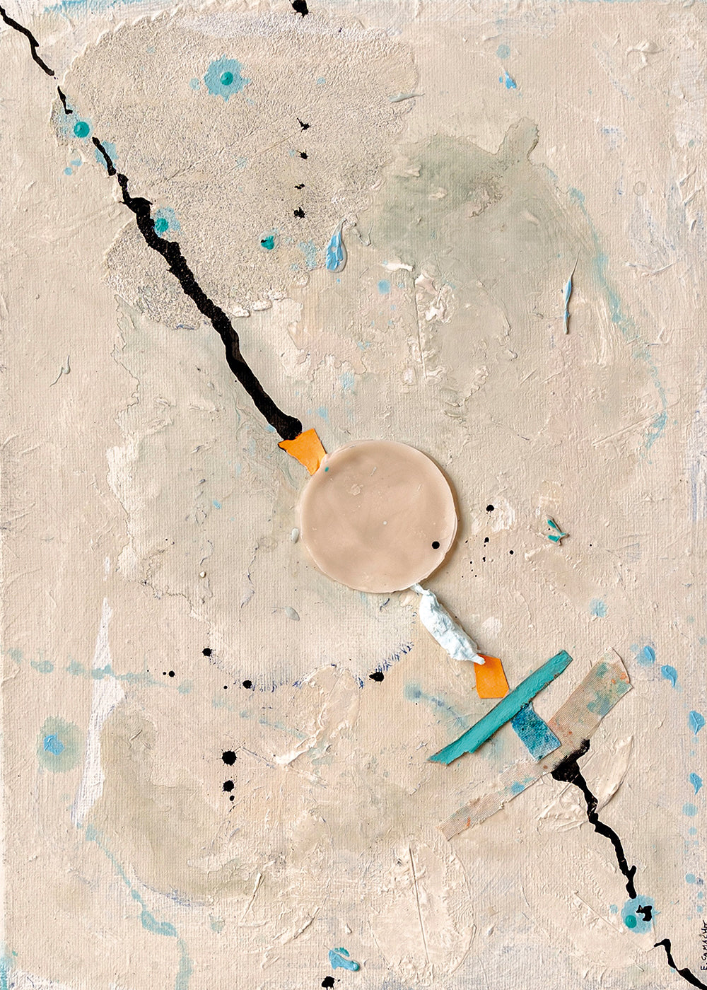 Quadro astratto Linea de Vida I