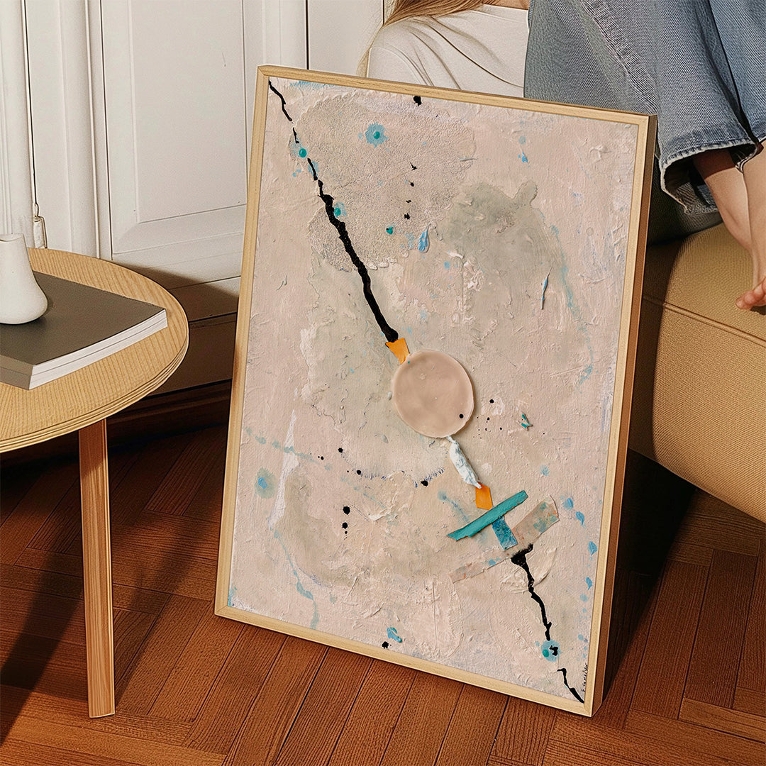 Quadro astratto Linea de Vida I