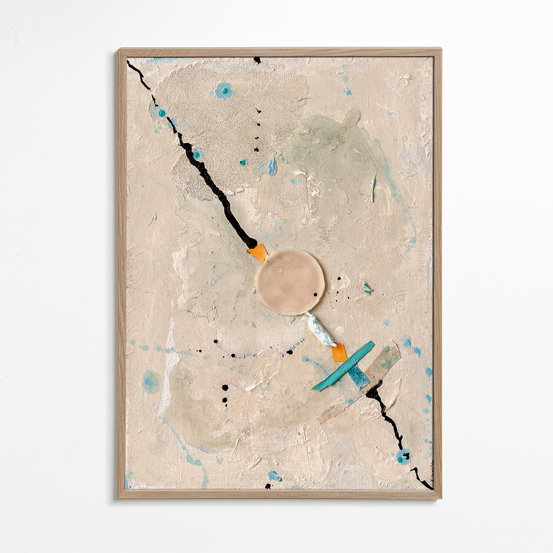 Quadro astratto Linea de Vida I