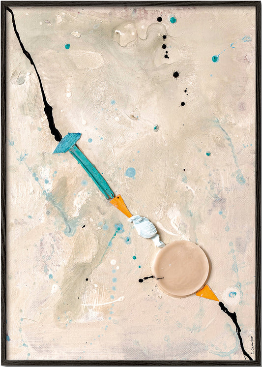 Quadro astratto Linea de Vida II