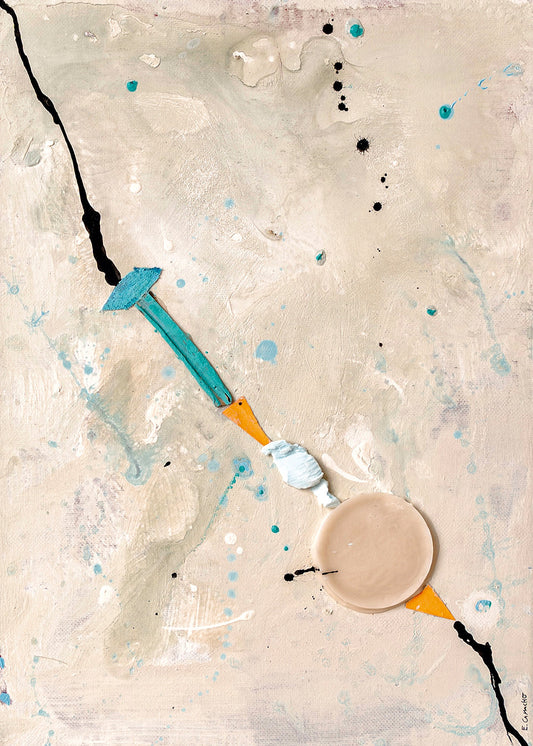 Quadro astratto Linea de Vida II