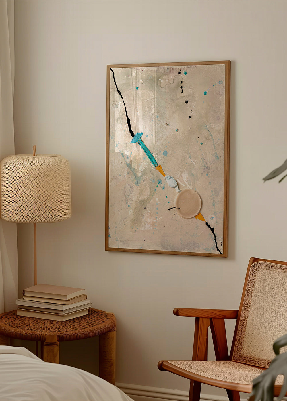 Quadro astratto Linea de Vida II