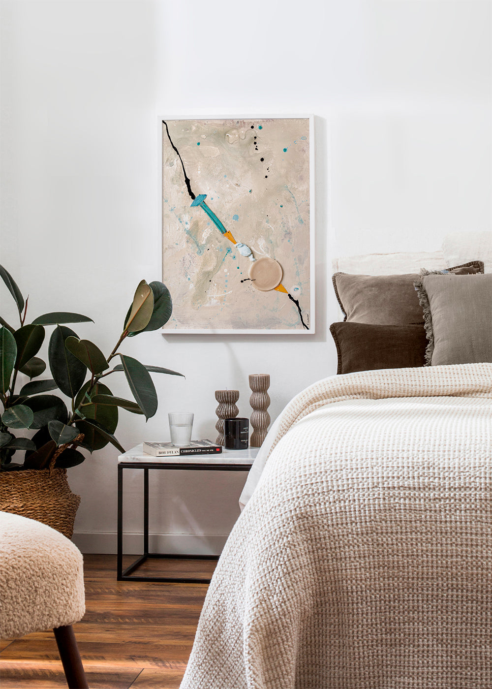 Quadro astratto Linea de Vida II