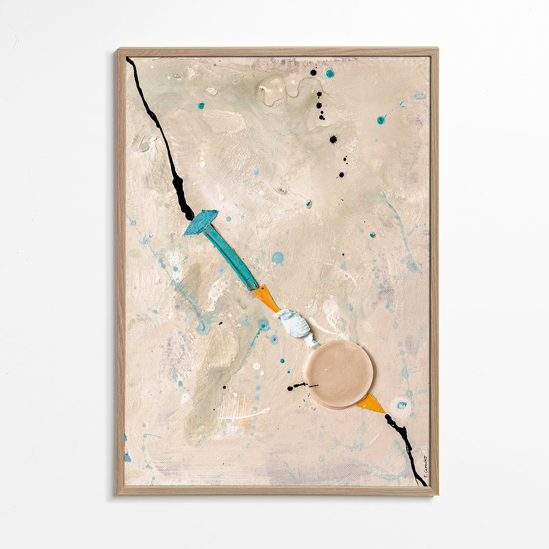 Quadro astratto Linea de Vida II