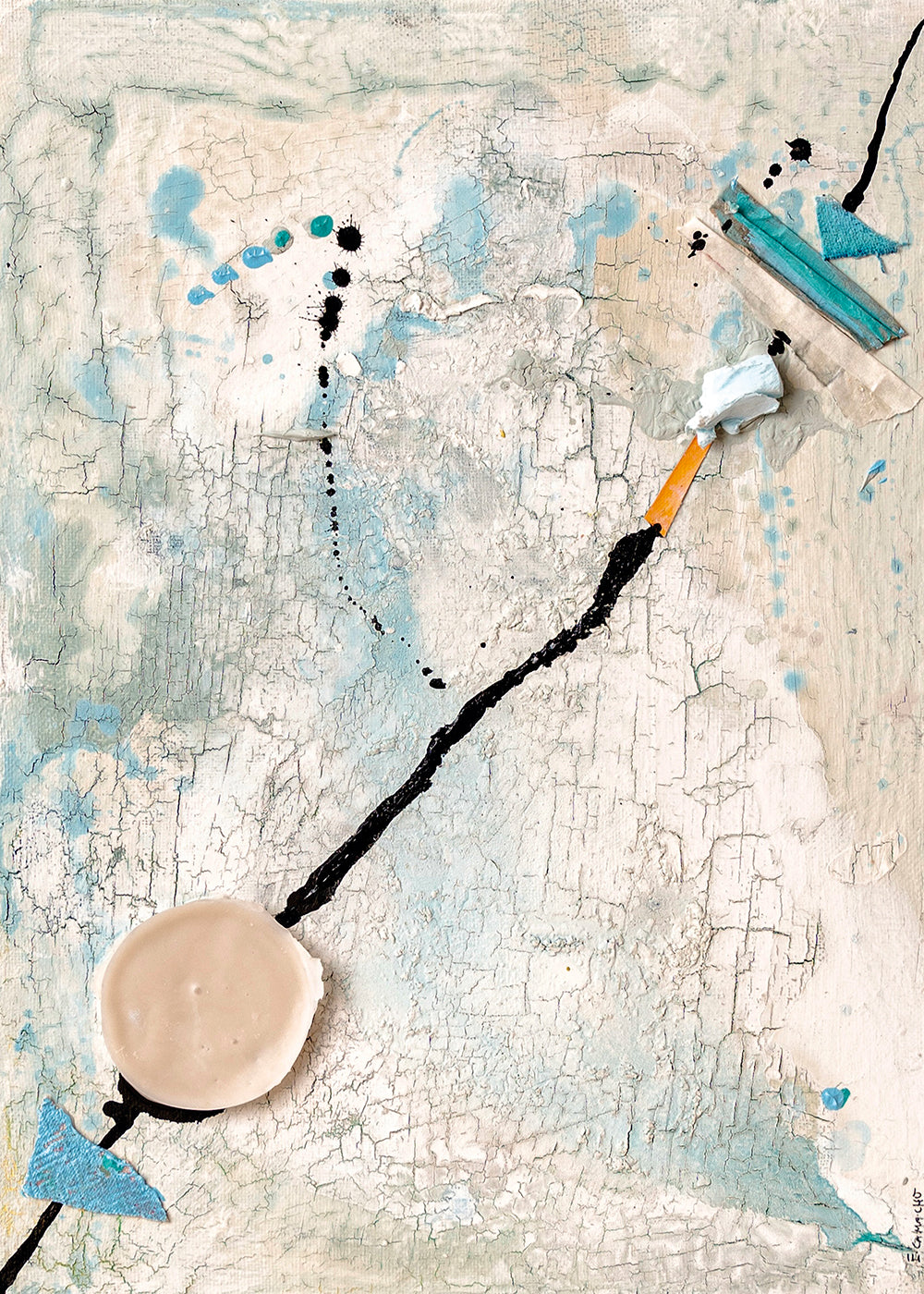 Quadro astratto Linea de Vida III