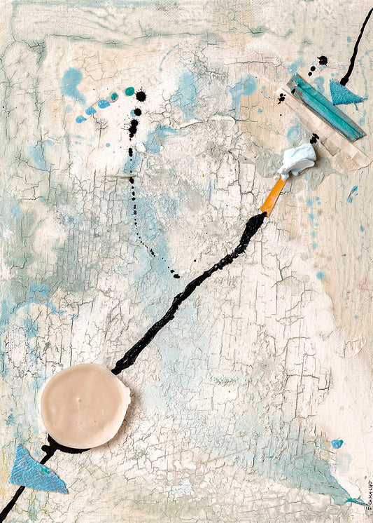 Quadro astratto Linea de Vida III