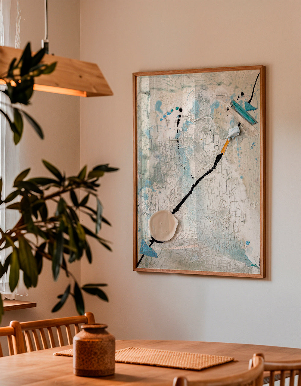 Quadro astratto Linea de Vida III