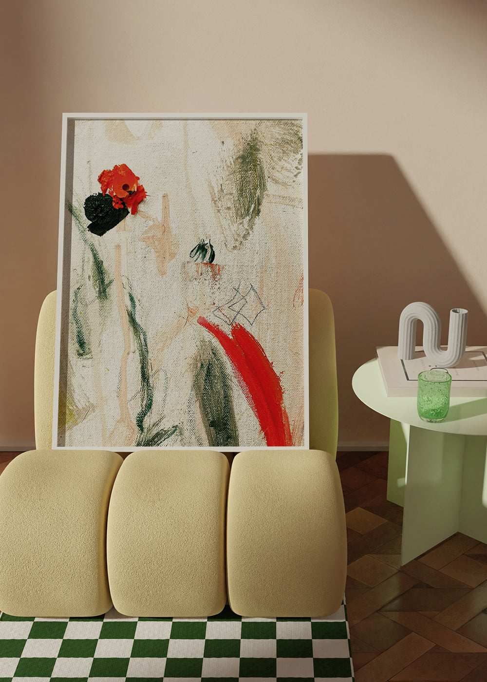 Quadro astratto Mediterranean