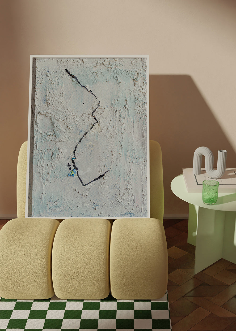 Quadro astratto Seijaku 4