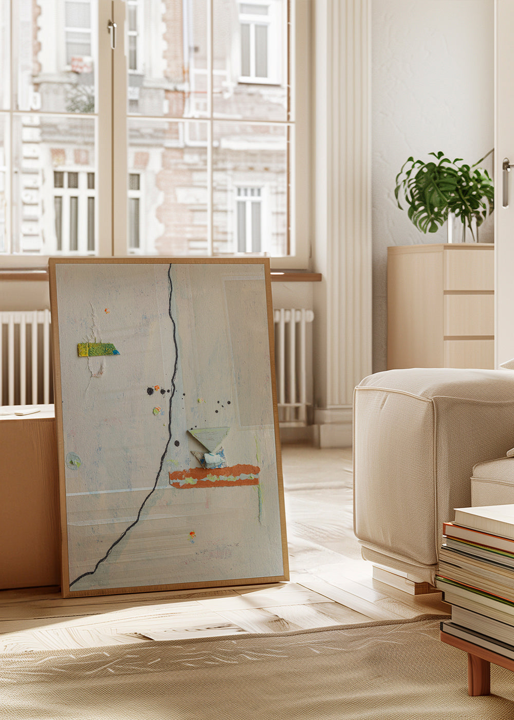 Quadro astratto Wabisabi