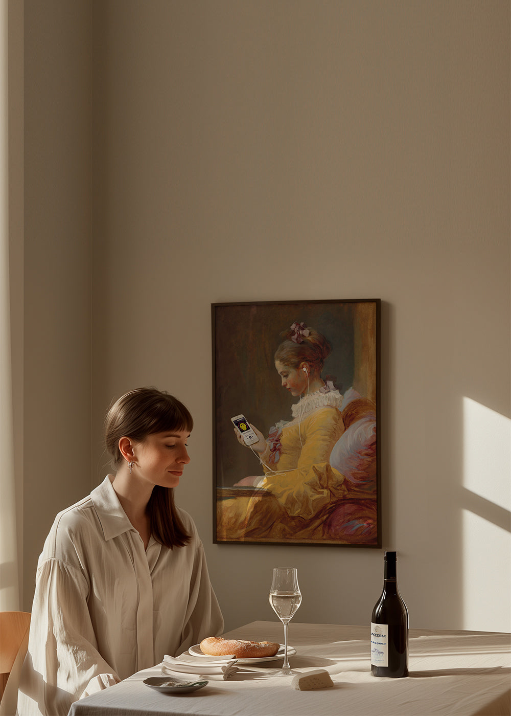 Listening a new track