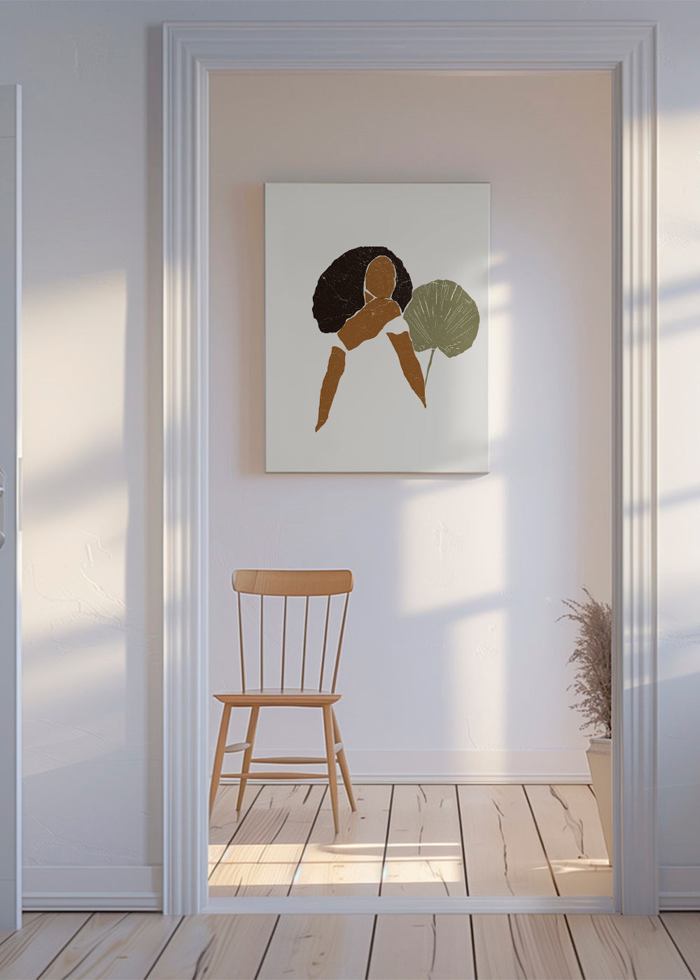 Boho Palmetto Fan Leaf II