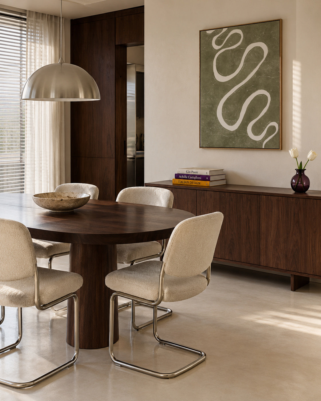 Orinoco - Framed canvas in an interior
