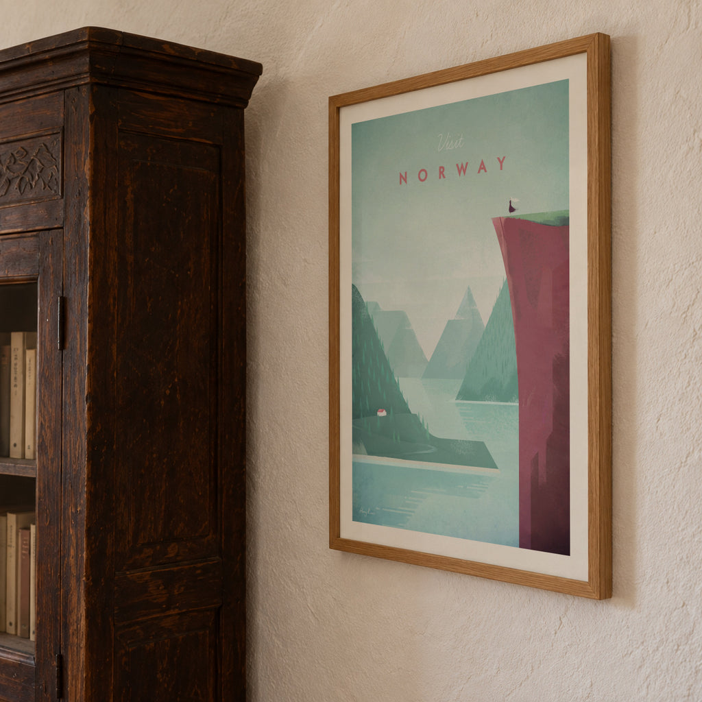 Norway - Framed poster detail
