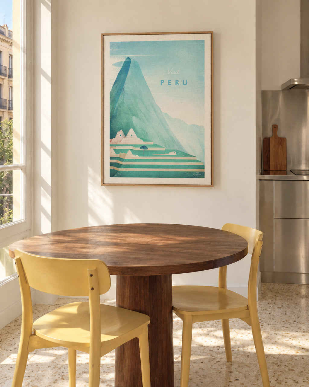 Peru - Framed canvas in an interior