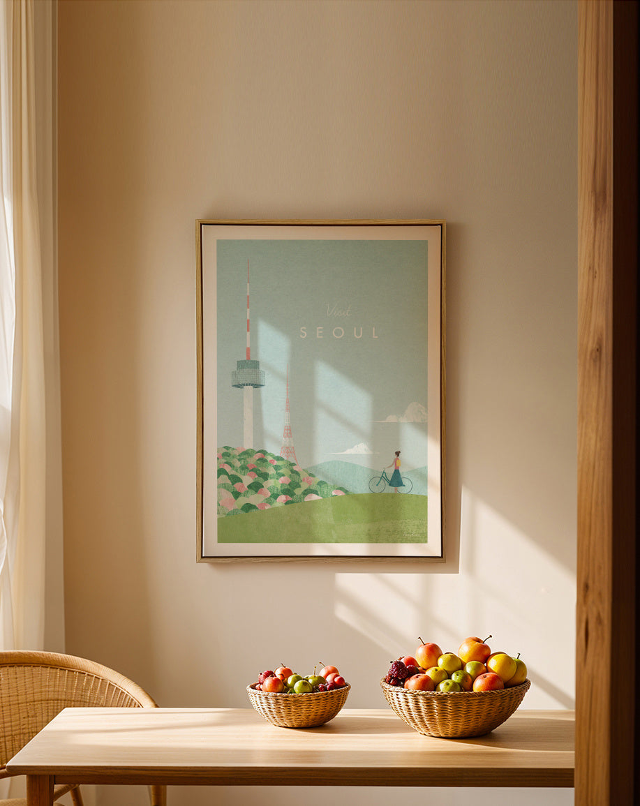 Seoul - Framed canvas in an interior