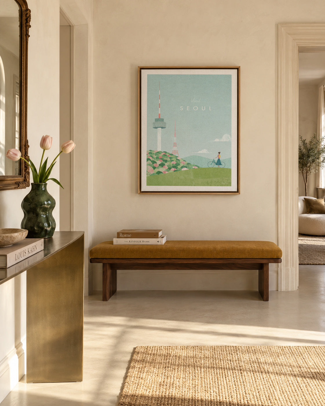Seoul - Framed canvas in an interior
