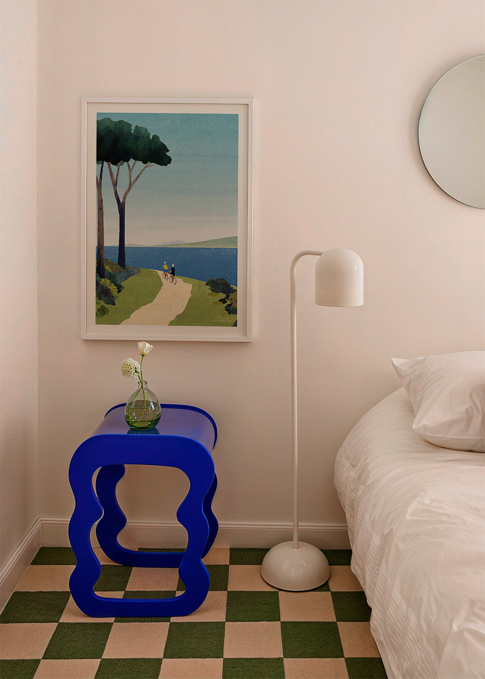 Arte paesaggistica Cycling by the sea