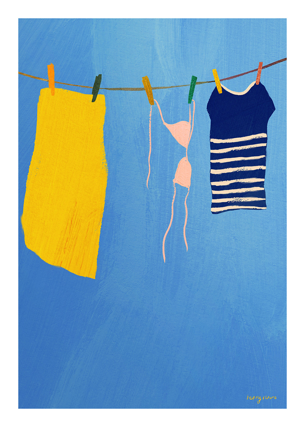 Illustrazione Summer laundry