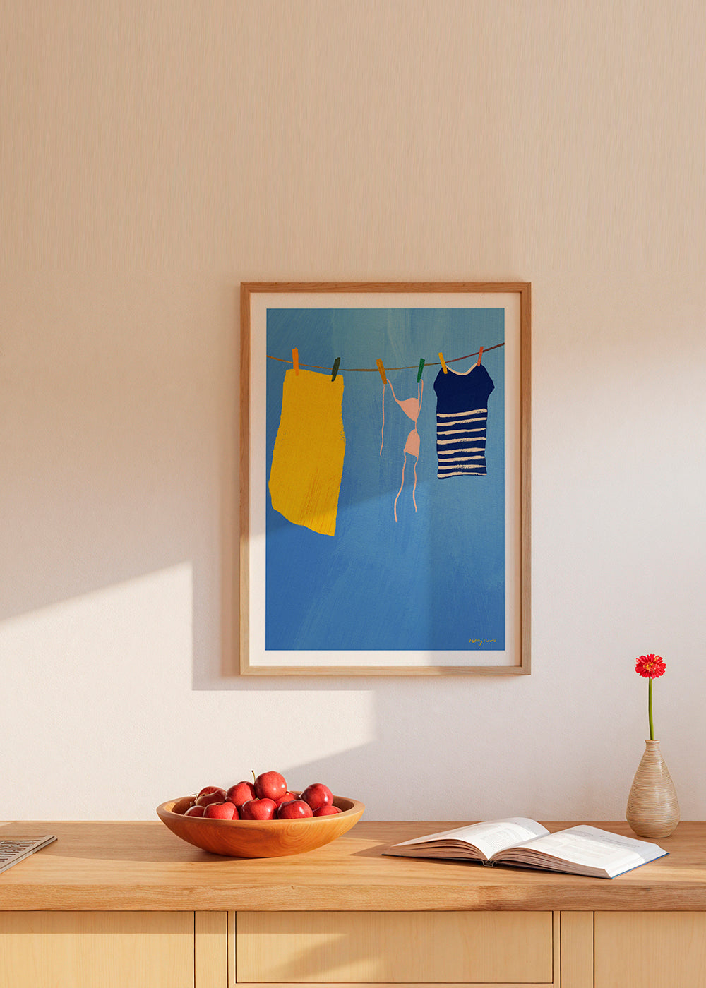 Illustrazione Summer laundry