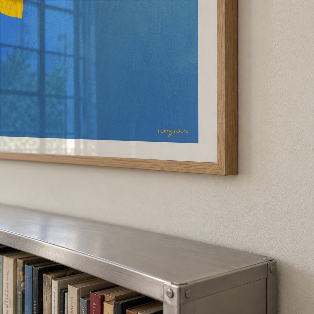 Summer laundry - Framed poster detail