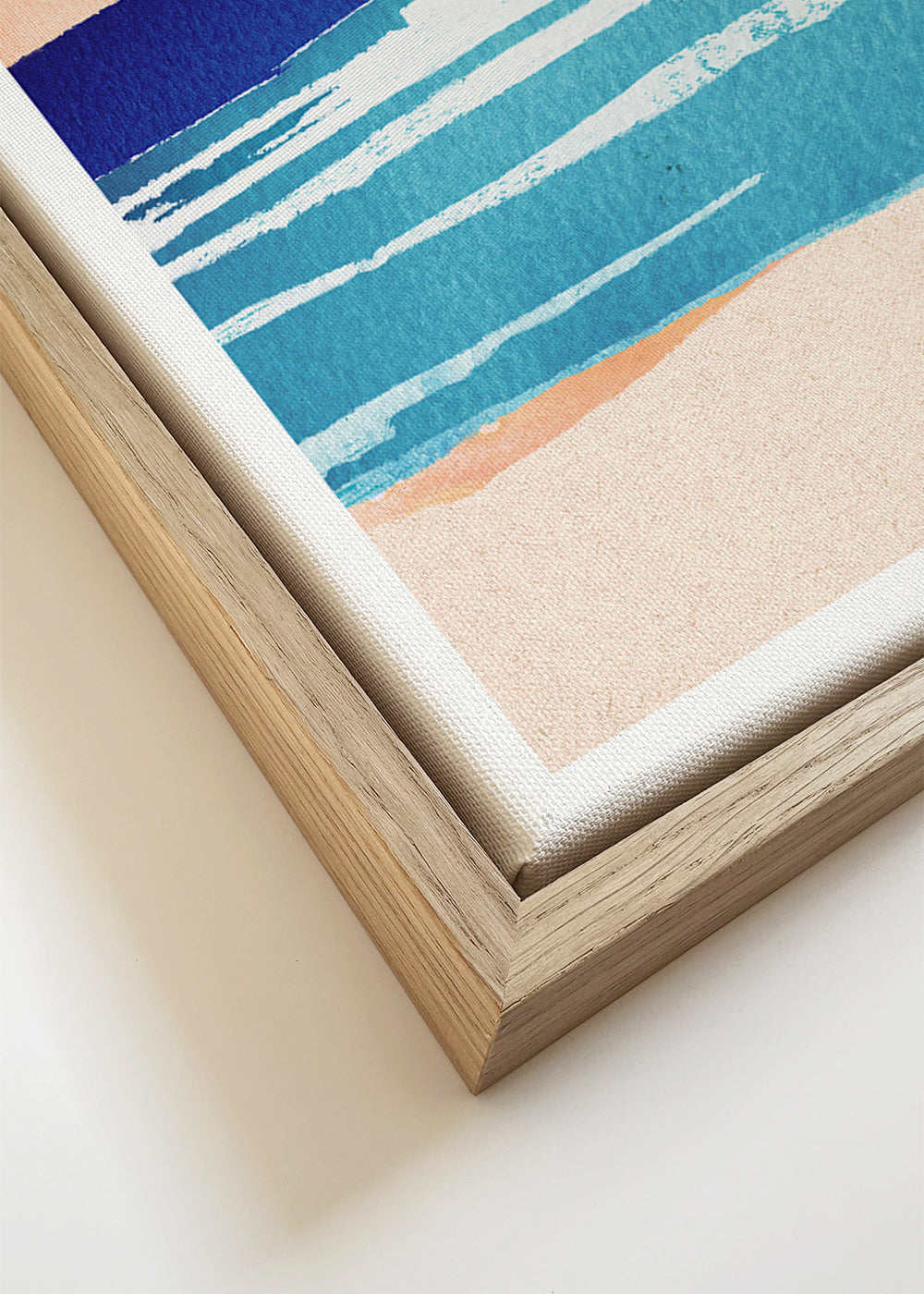 Arte paesaggistica Ocean sunset- minimalist painting