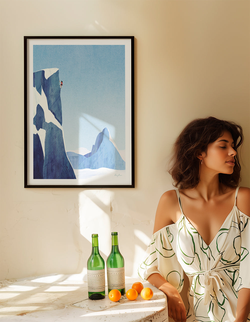 Arte paesaggistica Mountain climbing adventure