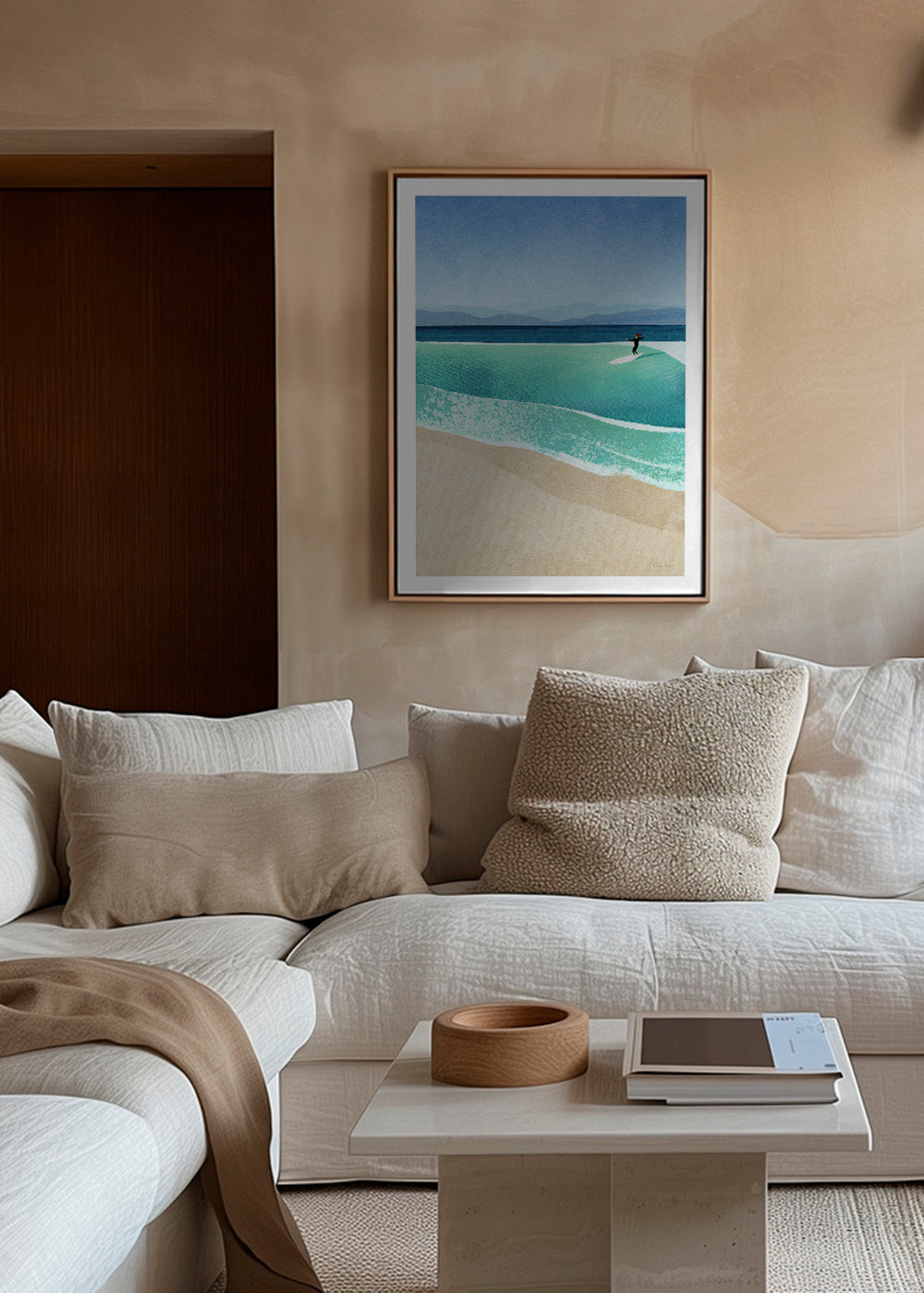 Arte paesaggistica Surfing the perfect wave