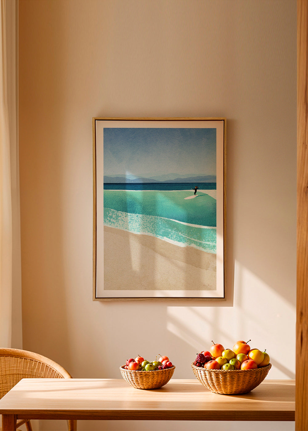 Arte paesaggistica Surfing the perfect wave