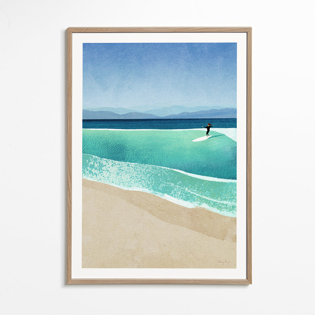 Arte paesaggistica Surfing the perfect wave