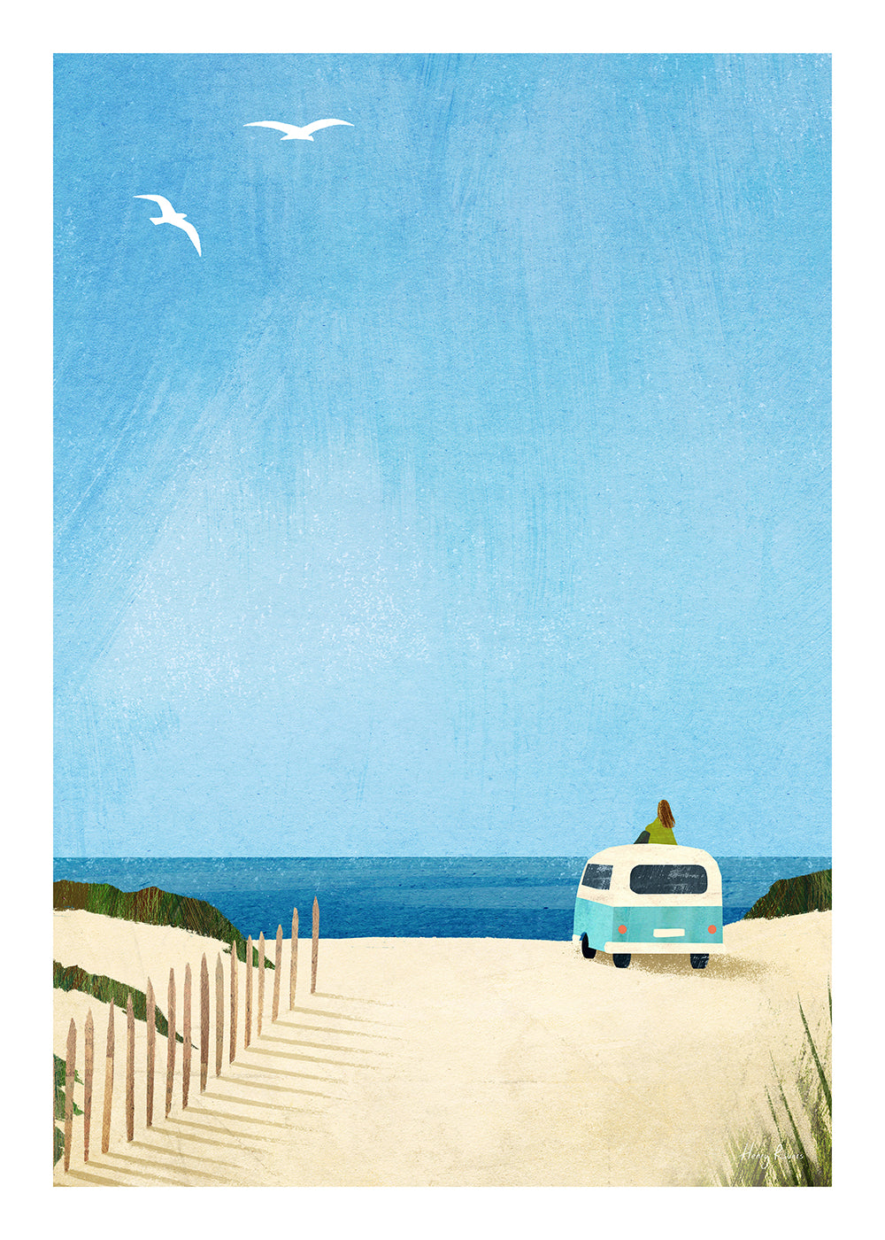 Opera d'arte Van life - ocean view