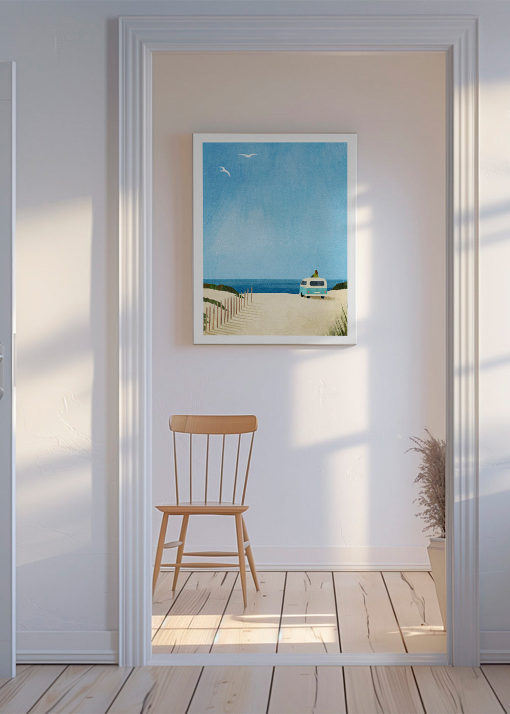 Opera d'arte Van life - ocean view