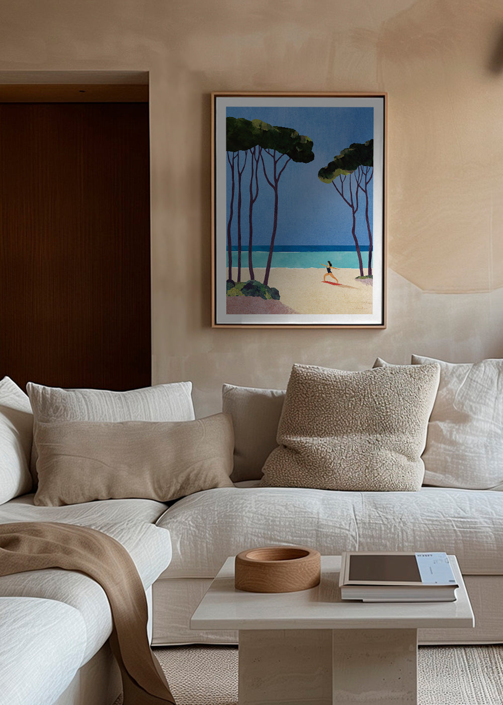 Arte paesaggistica Beach yoga