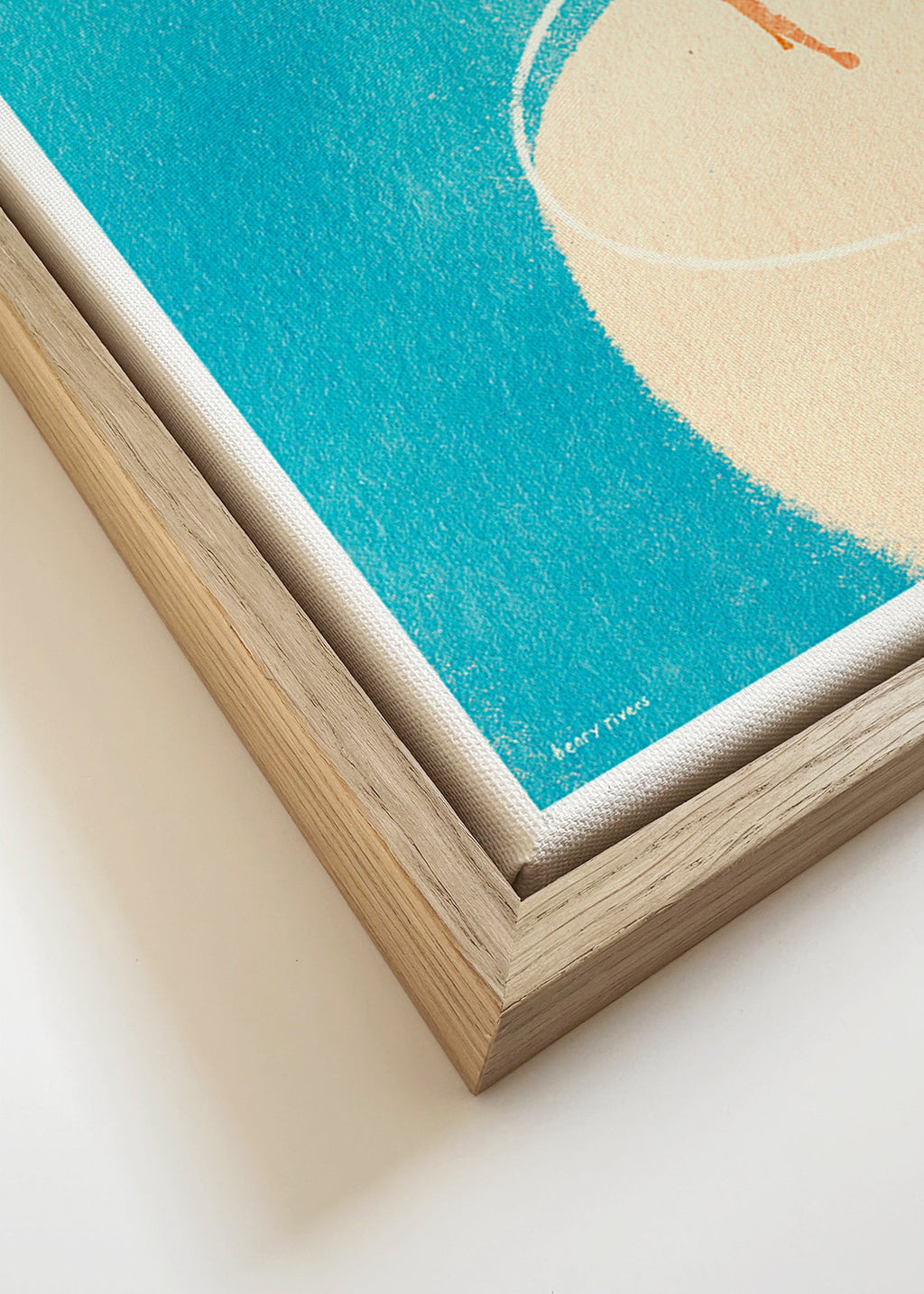 Arte da cucina Gin Tonic illustrato con figura – Canvas detail