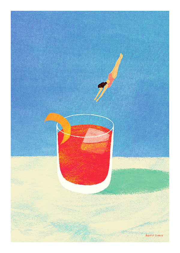 Quadro per cucina Negroni con tuffatrice