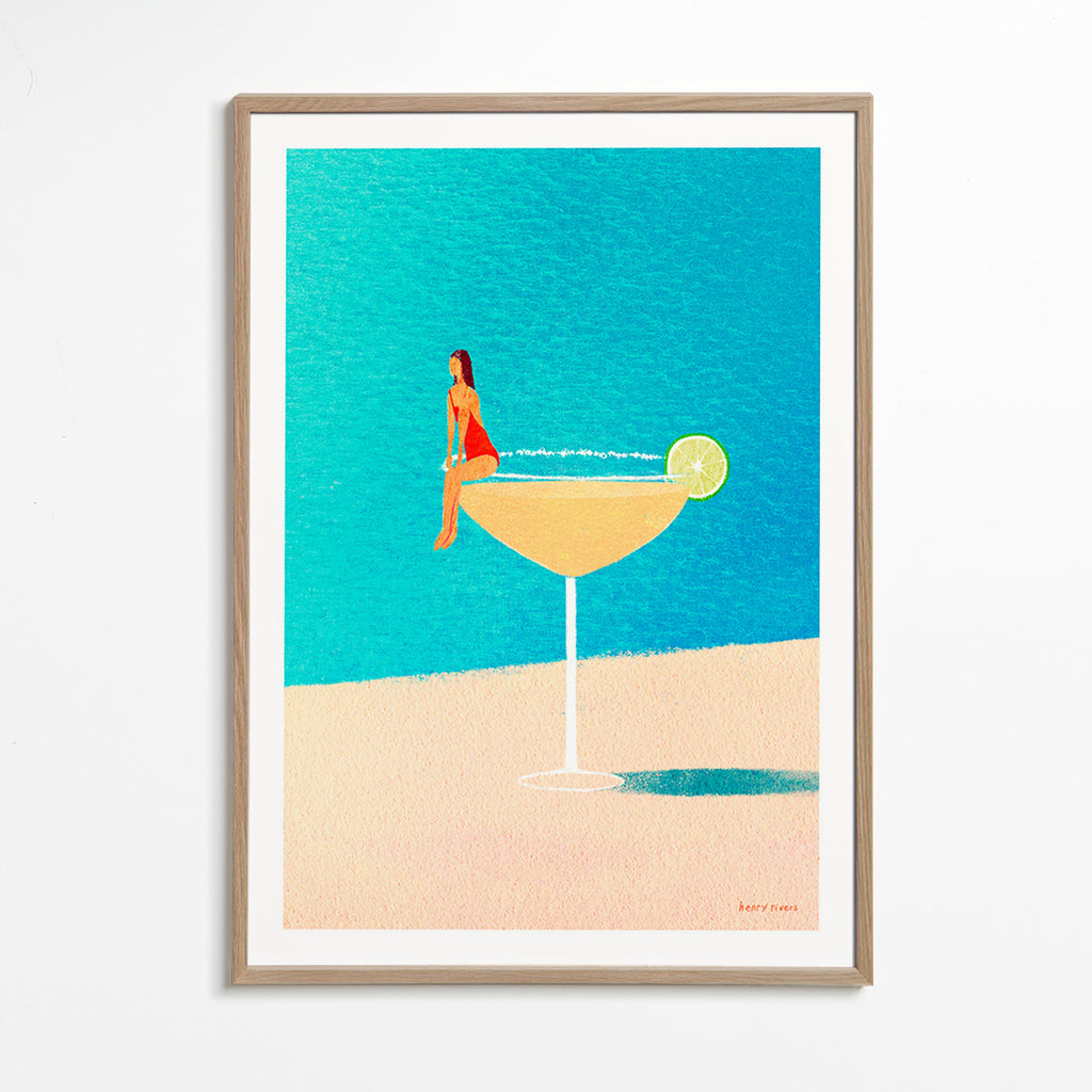 Arte da cucina: Margarita illustrata – Oak Frame