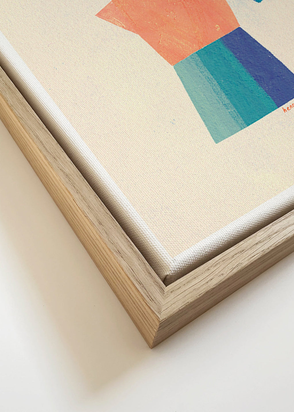 Arte da cucina con moka e figura in equilibrio – Canvas detail