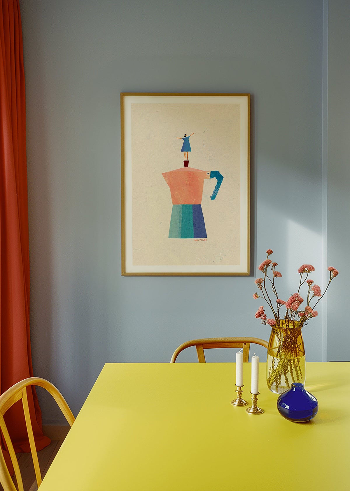 Arte da cucina con moka e figura in equilibrio – Product2