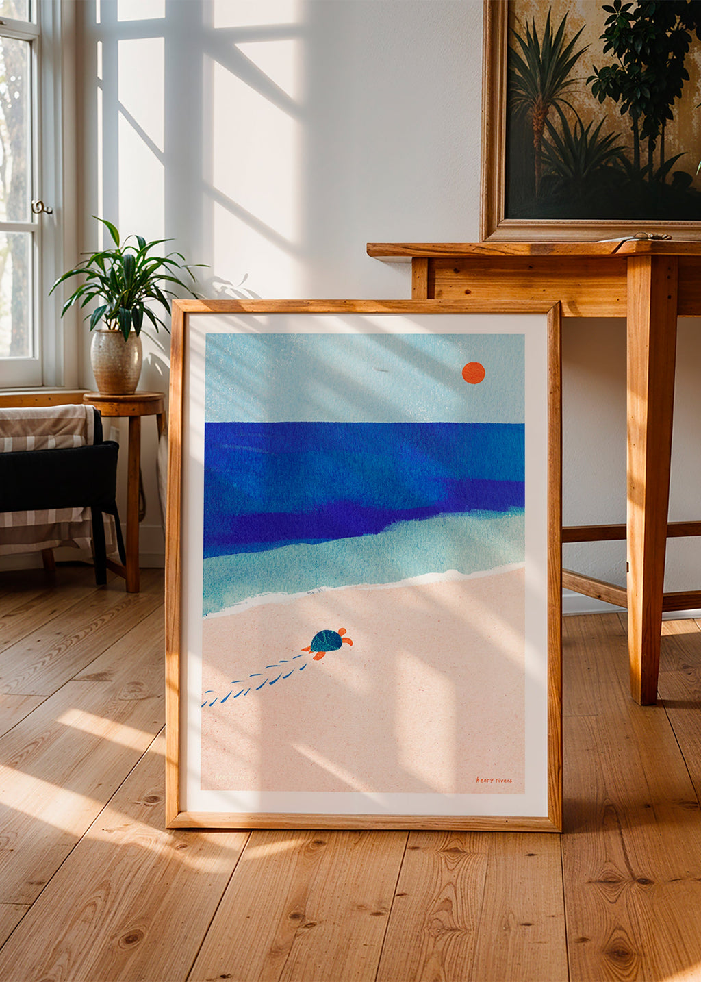 Illustrazione tartaruga sulla spiaggia – Product3