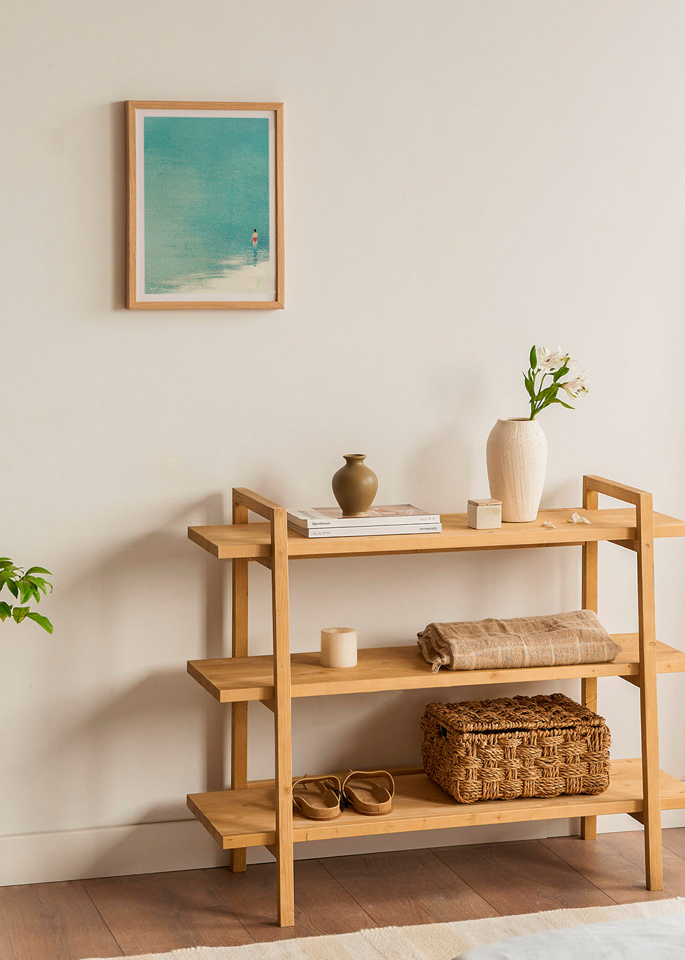 Arte paesaggistica: bagnante sull'orizzonte calmo – Product3