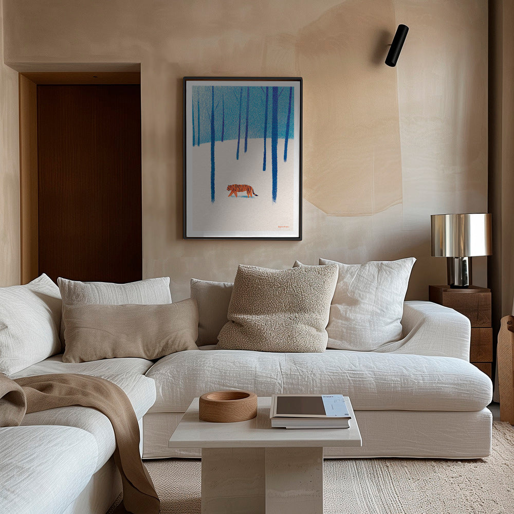 Opera tigre nella neve – Canvas1