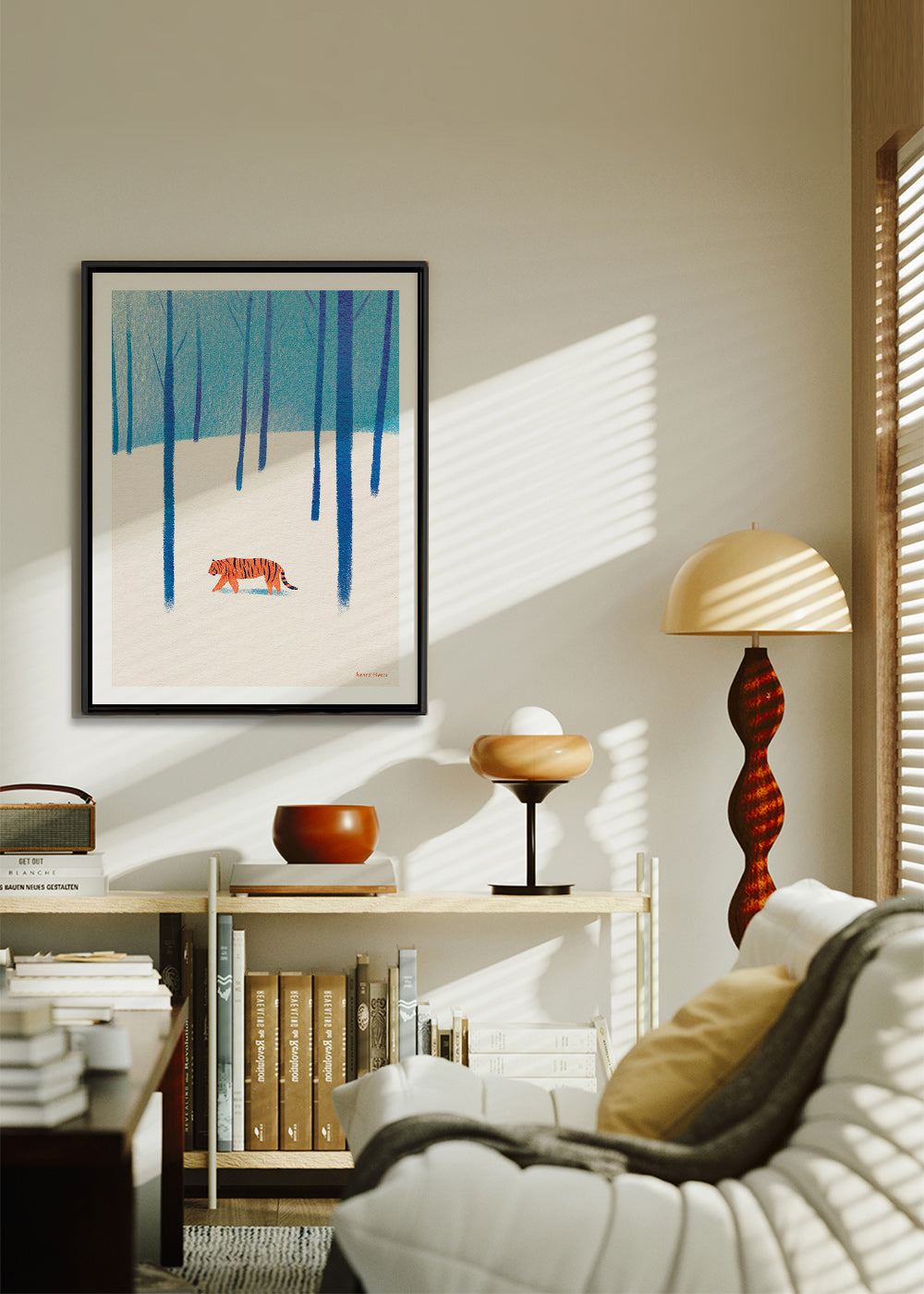 Opera tigre nella neve – Canvas2