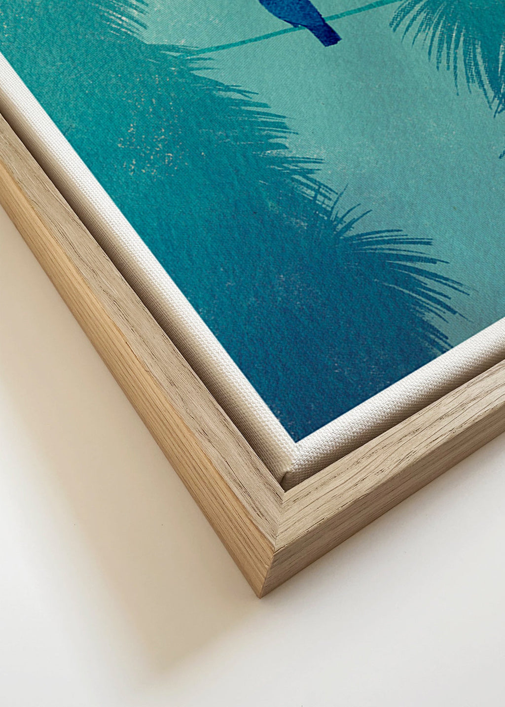 Tucano su ramo tropicale – Canvas detail
