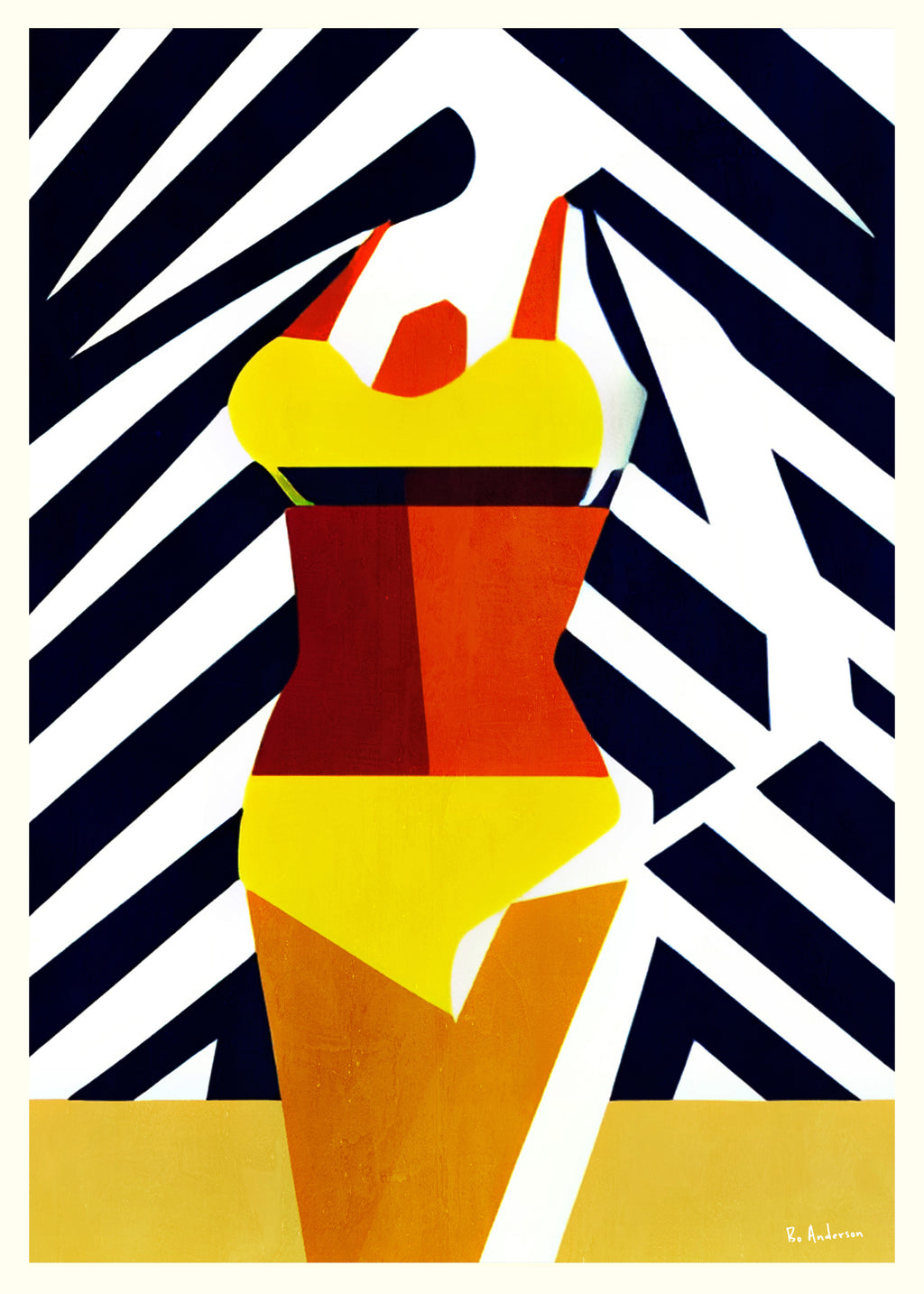 Bikini Sunshine Days - Unframed art print