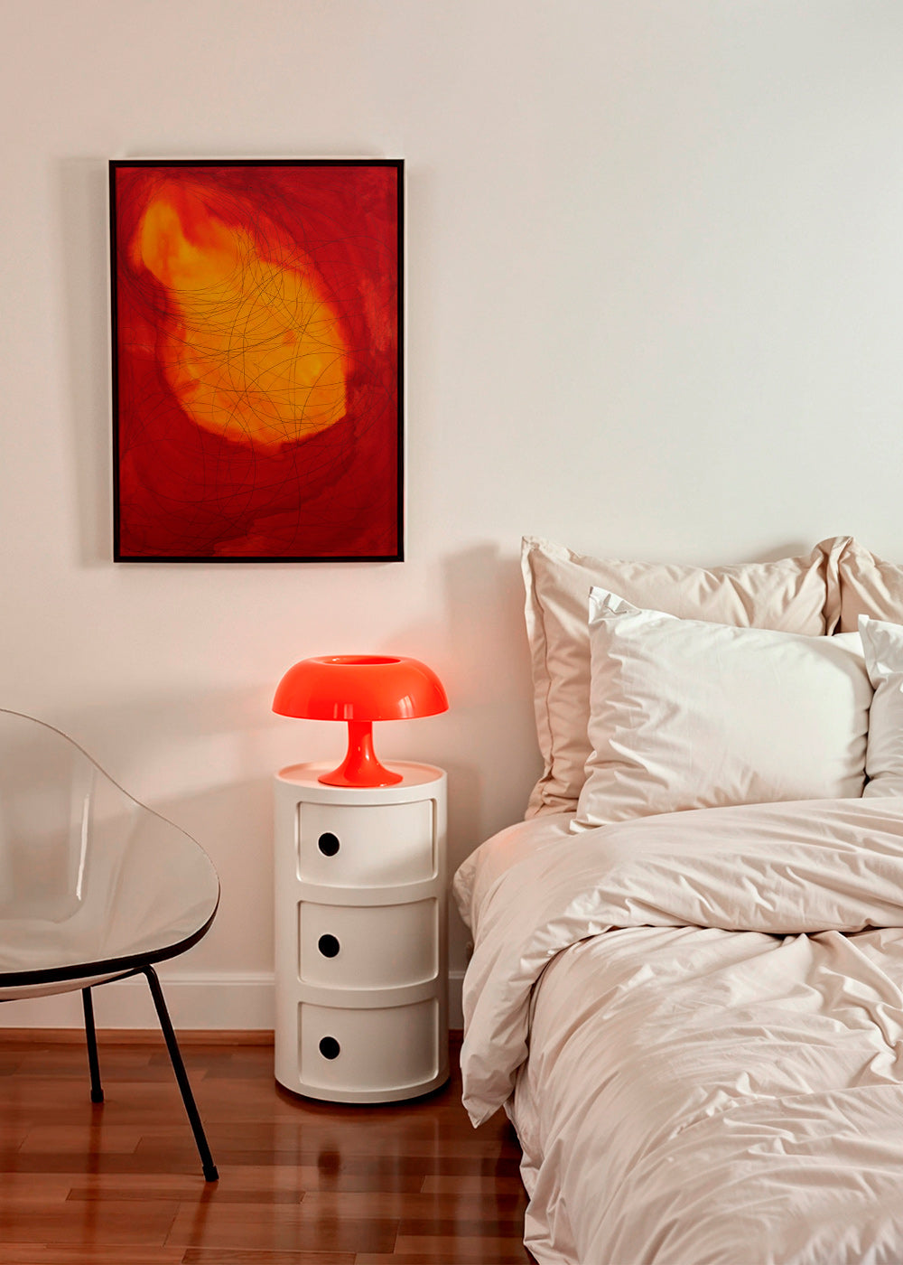 Quadro astratto rosso e giallo – Product1